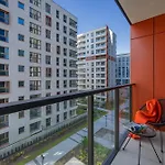 Apartment Air Conditioned Towarowa Towers In With Parking And Desk By Renters Prestige
